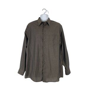 The Arrow Company Mens Long Sleeve Button-Up Shirt Size 17 - 34/35